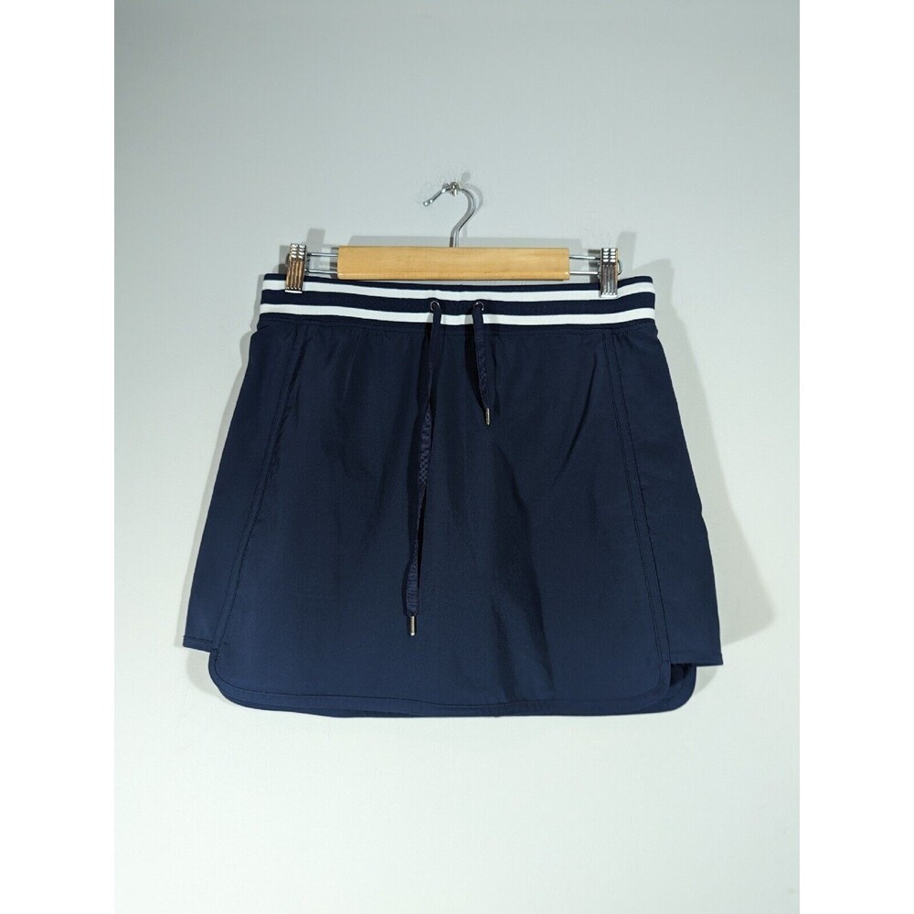 Athleta Navy Mini Skirt with White Trim